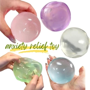 Squishy Nhựa Mochi Fidget Đồ Chơi Trong Suốt Dầu Dừa Maltose Bóp Đồ Chơi Chống Căng Thẳng Đồ Chơi Cảm Giác Cho Người Lớn Quà Tặng