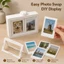 Thiết Thực Xoay Album Ảnh Để Bàn Hình Ảnh Để Bàn Để Bàn Lưu Trữ Ảnh Trang Trí Bàn Hiển Thị Bộ Nhớ Và Mua