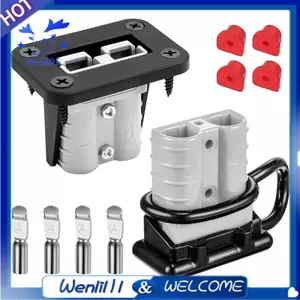 2 Gói 6-10 Đồng Hồ Đo 12V Đến 36V Pin Kết Nối Nhanh / Ngắt Kết Nối Với Giá Đỡ Gắn Dây 50A Cắm Bộ Kết Nối Bộ