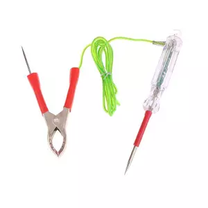 Ziyulinyuk Sáng Tạo Và Thiết Thực 6-24V Đèn Thử Với Đầu Phun Kép 47 Inch Chống Đông Dây Cá Sấu Kẹp Ô Tô LED Circuit Test VN
