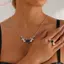 HFSHY Punk Thẩm Mỹ Goth Quỷ Trái Tim Dây Thép Gai Choker Nelace Không Gây Dị Ứng Hợp Kim Trang Sức Cho Câu Lạc Bộ Đảng Mặc VN
