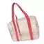 Túi đựng bãi biển PVC trong suốt hàng đầu có tay cầm màu hồng Túi đeo vai 35 x 26 cm Bể bơi Đóng gói Khu nghỉ mát Sử dụng Đi biển mùa hè Ca