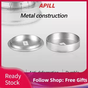 apill Kim loại Bảo vệ Thân trước & Nắp ống kính phía sau cho Ống kính máy ảnh gắn vít M39 (Màu bạc)