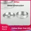 apill Kim loại Bảo vệ Thân trước & Nắp ống kính phía sau cho Ống kính máy ảnh gắn vít M39 (Màu bạc)