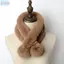 Khăn quàng chéo ấm áp JVSUB, Khăn quàng cổ mùa đông lông tơ, Bảo vệ cổ thời trang Lông thỏ giả dày cổ ấm hơn cho nữ Cô gái