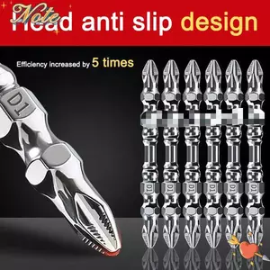 Mũi chéo NOTE1, Mũi tuốc nơ vít chéo 65 / 100mm có độ cứng cao S2, Mũi khoan điện chống gỉ từ tính cho máy khoan cầm tay Máy khoan điện