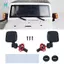 RC Gương Chiếu Hậu Ô Tô Có Đèn LED Cho 1 / 10 SCX10 II III RC Xe Bánh Xích Mô Phỏng Trang Trí Phần