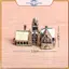 POWER Brass Mini House Bức tượng nhỏ Bộ Đồ trang trí kiến trúc lâu đài cho phong cảnh vi mô Vườn cổ tích DIY Trang trí trang trí.