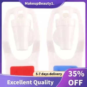 Máy phân phối nước thay thế loại đẩy Vòi nhựa trắng 2 chiếc