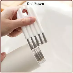 Bàn chải khoảng cách rãnh ORDOBOX, Bàn chải làm sạch di động gia đình, Bàn phím chỉ khử nhiễm Dụng cụ nhỏ Bàn chải nắp cốc