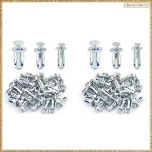 Đai ốc cánh hoa mở rộng 180 chiếc, -20, M5-25, M6-25 Đai ốc kim loại hình cánh hoa, Đai ốc mở rộng hạt cánh hoa Jack Nuts
