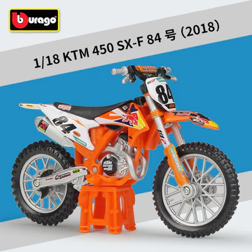 B 1: 18KTM 450 SX-F 2018 Mô Hình Đua Xe Địa Hình Mô Phỏng Hợp Kim Thành Phẩm Mô Hình Xe Máy
