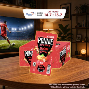 Pönnie Hotdog Giòn Ăn Liền Hộp x 20 Cây x 20G