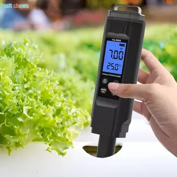 LIMIT SHOWS Bút thử nước gia đình, Máy đo chất lượng nước chống nước 5 trong 1, Màn hình kỹ thuật số LCD có độ chính xác cao Máy đo PH kỹ thuật số đa chức năng Trung tâm kiểm soát bệnh tật
