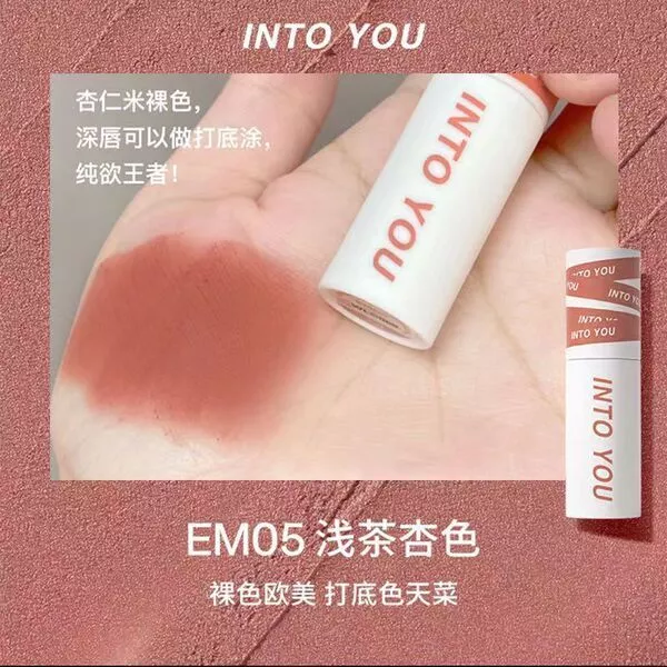 | 【his romand】 | ♙Intoyou Lip Mud Heroine Air Series Lip Glaze Lip Velvet Matte Matte Phong Cách Học Sinh Thương Hiệu Authentic♦