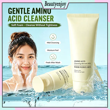 Sữa rửa mặt axit amin nhẹ nhàng Sữa rửa mặt Rửa mặt Loại bỏ trang điểm Làm sạch lỗ chân lông sâu Sữa rửa mặt tạo bọt không khô không bó sát cho da nhạy cảm