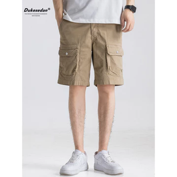 Kaki Quần Short Nam Mùa Hè Mỏng Rời Năm Điểm Quần Giữa Quần Nam Mặc Dạo Phố Quần Short Nam Quần Short Nam