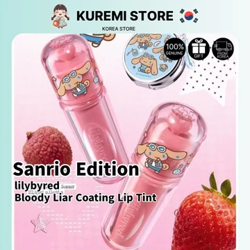 [lilybyred] Son Tint Bóng Lì Bloody Liar Phiên Bản Sanrio - Bền Màu, Mịn Môi