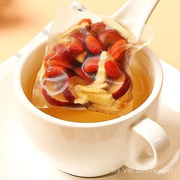 Trà gừng và táo tàu125g Trà gừng táo tàu cho mùa Tam Lộc, túi trà đóng gói riêng lẻ, trà gừng, trà dưỡng sinh để pha uốn