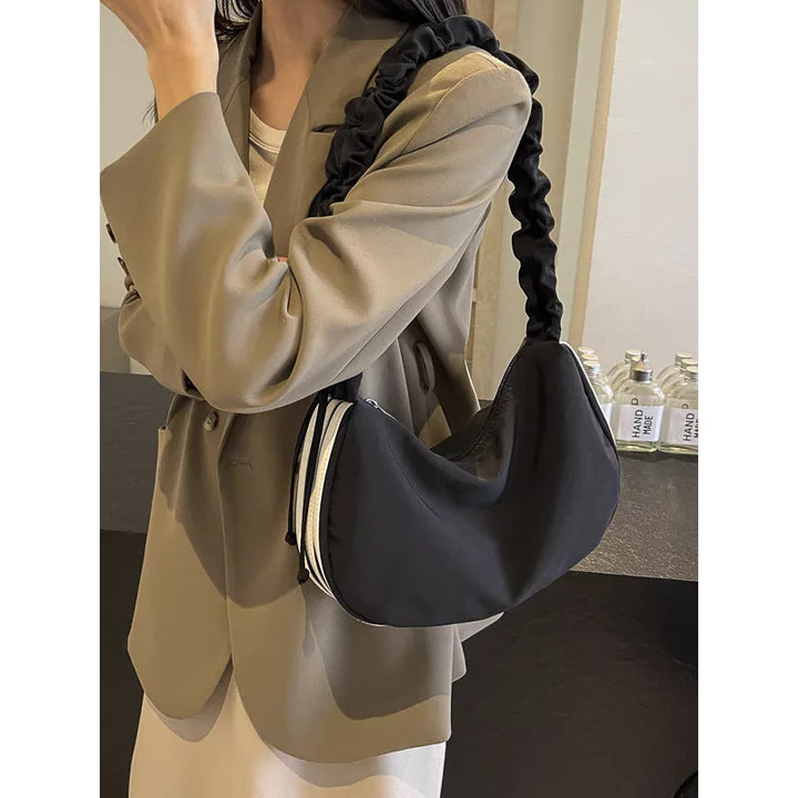 Women's Korean-Style Woven Straw Underarm Bag – Large – 3