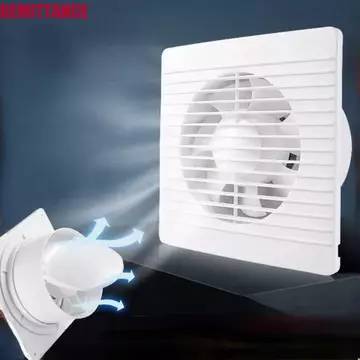 GIỚI HẠN Quạt Hút Điện, Quạt Hút Tắt Tiếng Mạnh Mẽ, Loại Bỏ Mùi Tiếng Ồn Thấp Luồng Không Khí Mạnh Nhà Ở Bền Quạt Treo Tường Sử Dụng Phòng Tắm