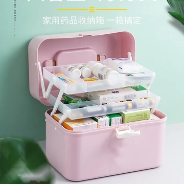 Hộp đựng thuốc gia đình đa chức năng Sắp xếp lưu trữ Hộp thuốc sơ cứu hộ gia đình Phong cách Bắc Âu Hộp đựng thuốc trẻ em di động