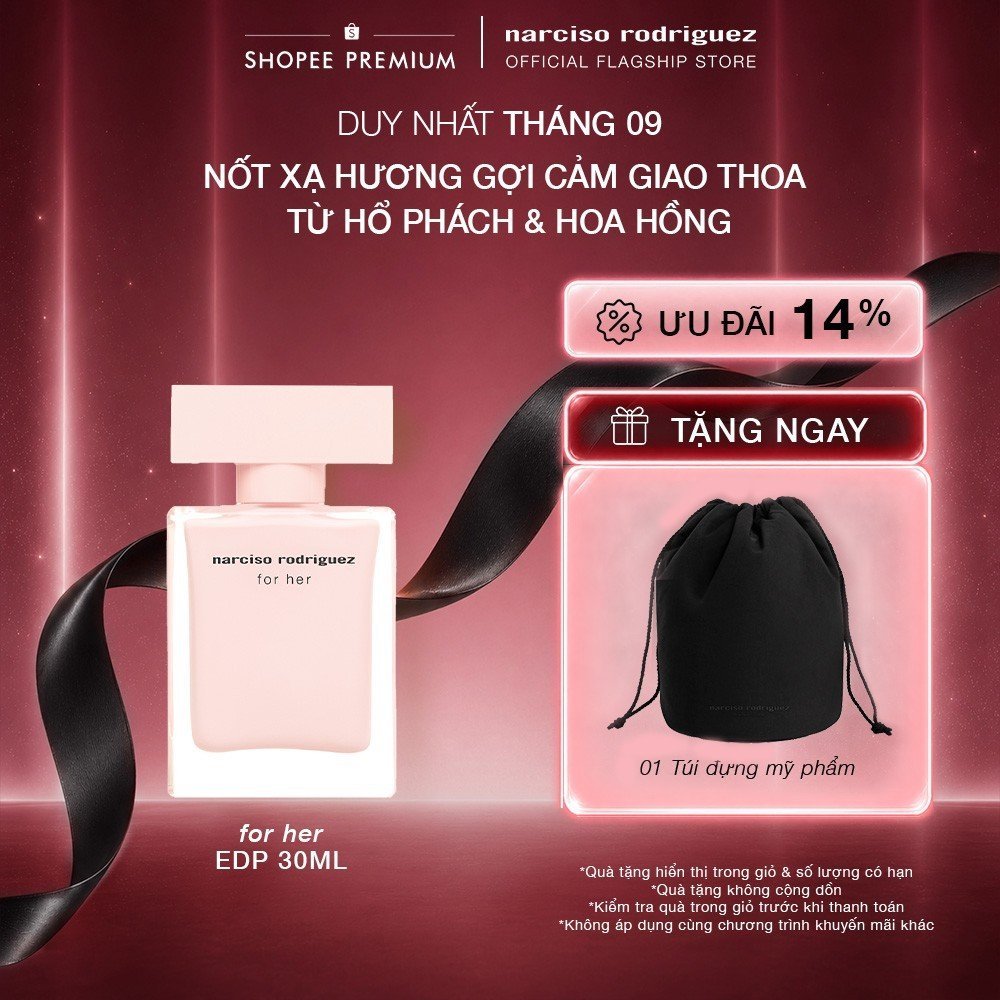 Nước Hoa nữ Narciso Rodriguez For Her Eau De Parfum 30ml