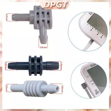 [DPGT] 1 Chiếc Máy Đo Huyết Áp Kỹ Thuật Số Cánh Tay Vòng Tay Đầu Nối Ống Đơn Thay Thế Cho Cánh Tay Máy Đo Đo Đo Đo Đo Huyết Áp