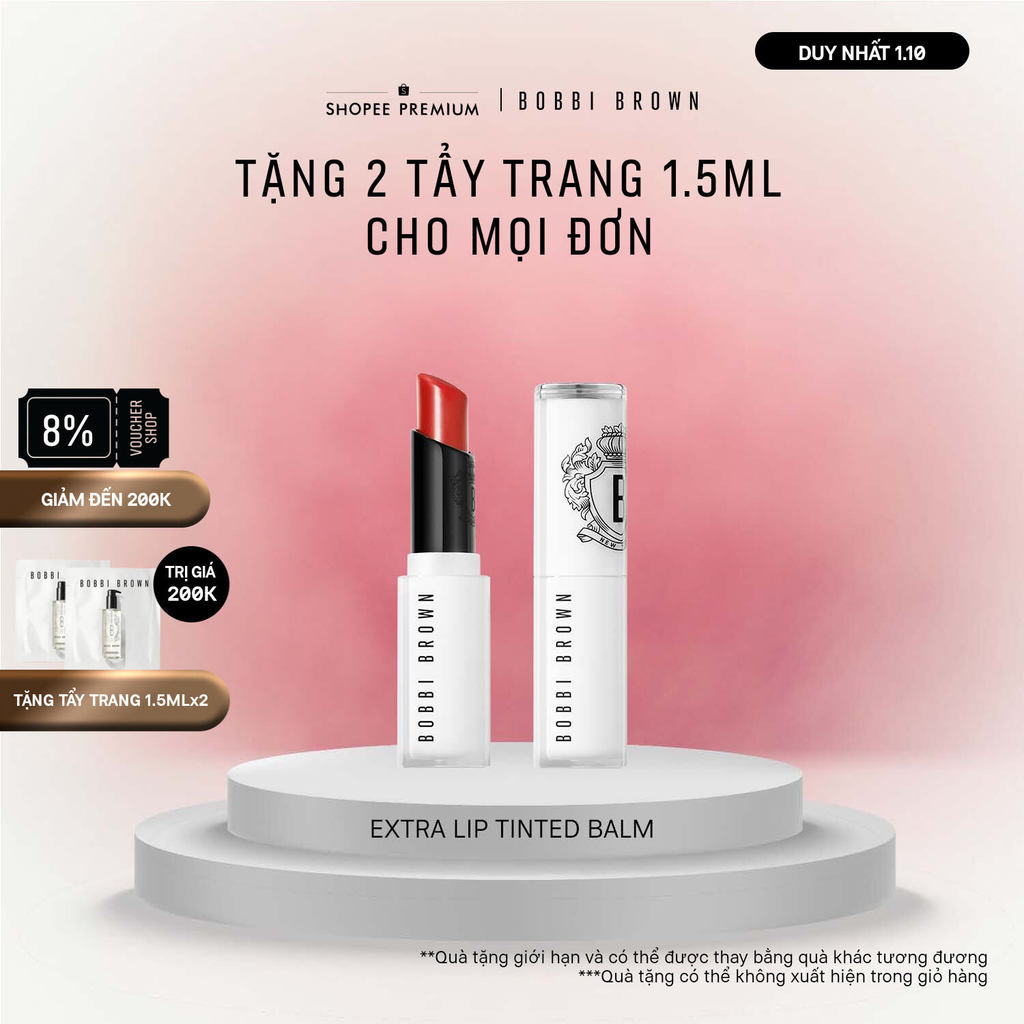 【NEW】Son Dưỡng Bobbi Brown Extra Lip Tinted Balm | Dưỡng ẩm & Giúp môi căng mọng
