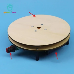 Gamchiano Đồ chơi bàn xoay xoay bằng điện, Bộ dụng cụ khoa học gốc Đồ chơi phát triển, Bộ dụng cụ xây dựng thí nghiệm khoa học cho bữa tiệc quà tặng