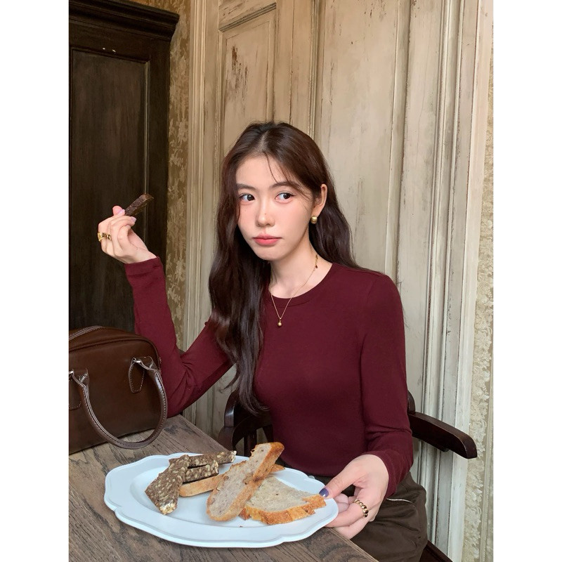 [10 MÀU] Áo thun giữ nhiệt dài tay siêu co giãn chất cotton mịn dày dặn Justdun A8 Samsu.clothing_saigon