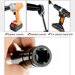 AIMVUKES  Bộ 10 đầu khẩu, đầu túyp 1/2 từ 8-24 cường lực dùng cho máy siết bulong