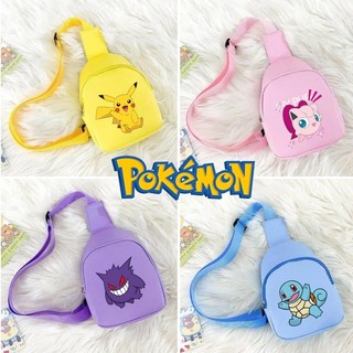 Túi ngực Pokémon in hình túi đeo chéo nhẹ chống thấm nước để làm quà tặng sinh nhật cho trẻ em