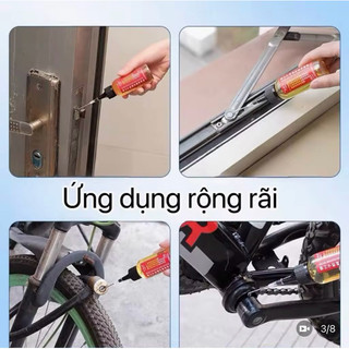 【COD】Dầu nhớt 60ml bôi trơn xích xe đạp vòng bi động cơ máy móc ổ khóa chống gỉ sét đa năng công thức không mùi an toàn