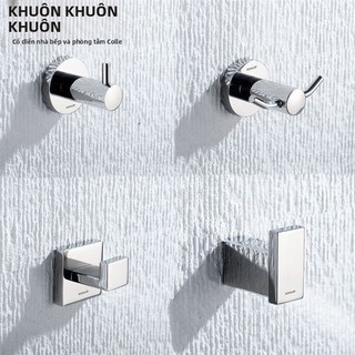 【 KOHLER 】Giá treo quần áo bằng thép không gỉ 304 cho phòng tắm cổ điển, móc đơn gắn tường có hóa đơn