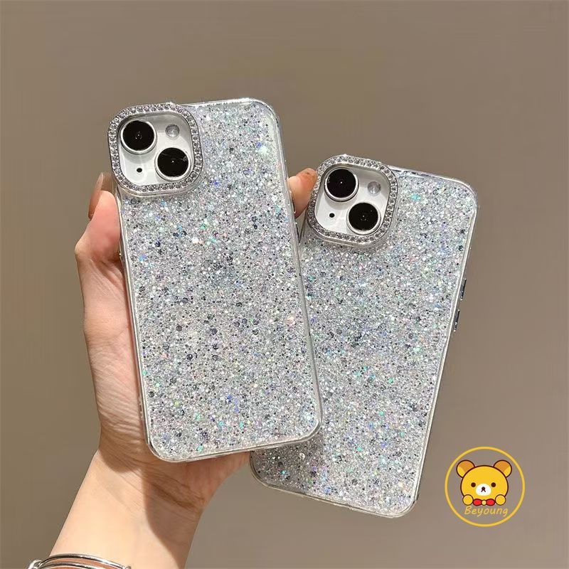 Ốp Điện Thoại Lấp Lánh Sang Trọng Cho Samsung Galaxy S26 S25 S24 S23 S22 S21 S20 S10 Plus Ultra Edge FE Note 20 Ultra 10 Plus Lite Vỏ Dễ Thương Khung Kim Cương Sáng Ốp Lưng Mềm