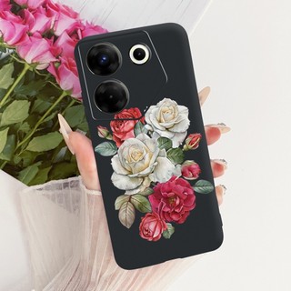 Vỏ Mới Cho Tecno Camon 20 CK6 CK6n / Camon 20 Pro 4G CK7n / Camon 20 Pro 5G CK8n Vỏ Mềm Hình Bướm Hoa Phổ Biến