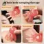 Máy mát xa đầu bạch tuộc bằng nhựa Kinh tuyến Cạo Bàn chải massage da đầu Châm cứu SPA Gua Sha Dụng cụ massage sức khỏe EMKK