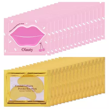 30 Cặp Mặt nạ môi & Mặt nạ mắt, Chapstick Số lượng lớn, Bộ Hangover, Son dưỡng môi Số lượng lớn, Son bóng số lượng lớn, Quà tặng cô dâu, Miếng dán cho mắt phồng và quầng thâm, Mặt nạ mắt cho quầng thâ