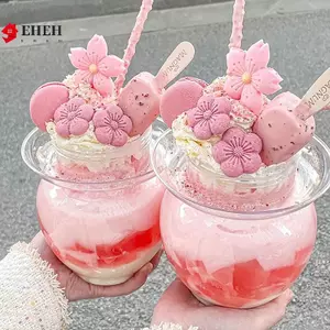 Hộp Đựng PET 500ml Kimchi Jar Bình Nước Trà Sữa Cốc Uống Nước Chai Di Động Nhà Bếp Nước VN