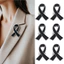 Trâm Hợp Kim Dầu Nhỏ Giọt Ruy Băng Đen Logo Huy Hiệu Tưởng Niệm Hoạt Động Phúc Lợi Công Cộng