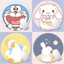 Dễ Thương ins Tròn Miếng Lót Chuột Bé Gái Hoạt Hình Anime Nhỏ Overlock Laptop Để Bàn Miếng Lót Mềm26063016