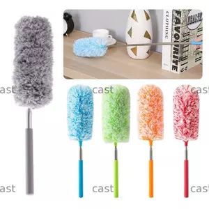 CAST Microfiber Duster Chống Tĩnh Điện 80cm Dụng Cụ Vệ Sinh Gia Đình Bắt Mites Khoảng Cách Bụi Tay Cầm Mở Rộng Chổi Cobweb Bàn Chải