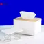 2 Chiếc Hộp Đựng Khăn Giấy Lò Xo Hỗ Trợ Tự Động Nâng Giá Đỡ Khăn Giấy Lò Xo Dễ Dàng Pi Lên Hộp Đựng Khăn Giấy Phù Hợp Với 90% Hộp VN