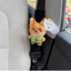 CUTE PHIM HOẠT HÌNH AN TOÀN XE GHẾ BELT VAI Tấm đệm mềm Xe an toàn Vỏ đai trang trí nội thất ô tô dễ thương