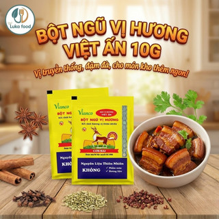 Bột Ngũ Vị Hương Việt Ấn Vianco Gói 10g - Hiệu Con Nai Chính Hãng Thơm Lâu Dậy Mùi Món Nướng/Phá Lấu