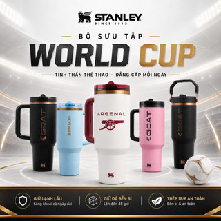 Cốc Giữ Nhiệt Stanley Quencher ProTour Flip Straw 30oz 40oz, World Cup Style, Nắp Chống Rò Rỉ, Inox 18/8
