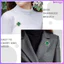 Lucky Green Trâm Nhỏ Ireland Huy Hiệu Quần Áo Phụ Kiện Vintage kevga