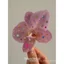Hồng Phalaenopsis Huazi Nhấp Nháy Kim Cương Bên Kẹp Tóc Hoa Phụ Kiện Tóc Đi Biển Đầu Kỳ Nghỉ Hoa