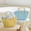 Giỏ đựng đồ bằng nhựa Tweeduj có tay cầm tiện dụng Dụng cụ sắp xếp thoát nước di động để tắm Bơi lội Cắm trại Dã ngoại Sử dụng VN